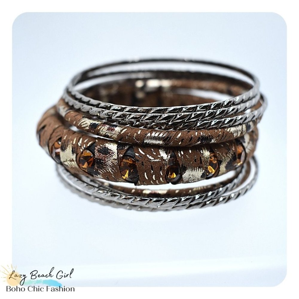 8 Layered Boho Bracelet